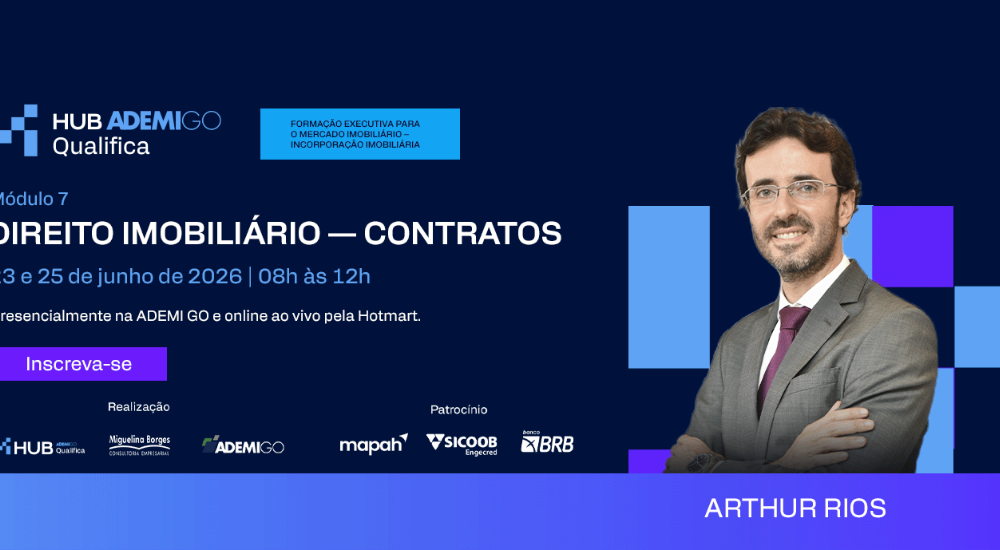 Hub ADEMI Qualifica abre inscrições para o 7º módulo sobre Direito Imobiliário e Contratos