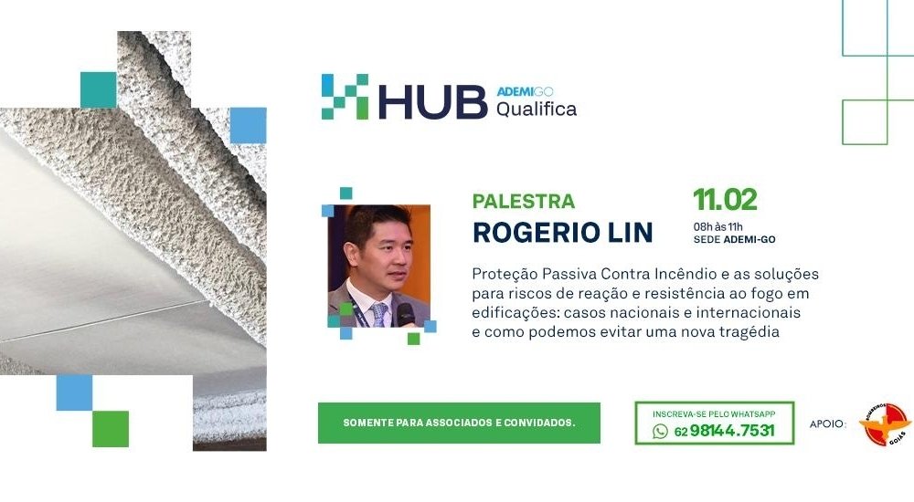 A ADEMI-GO promove a palestra Proteção Passiva Contra Incêndio.