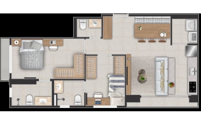 Apartamento 70 m² - Final 03