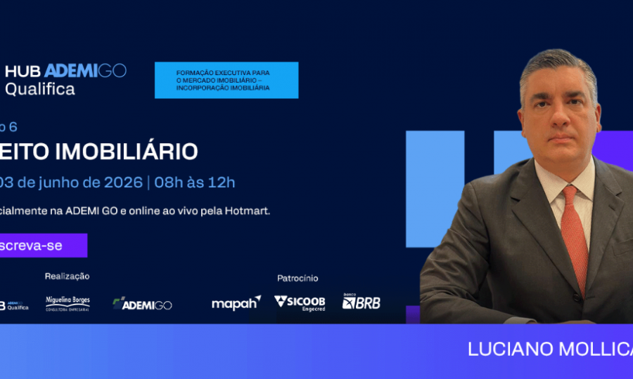 O  Hub ADEMI Qualifica abre inscrições para módulo de Formação Executiva para o Mercado Imobiliário.