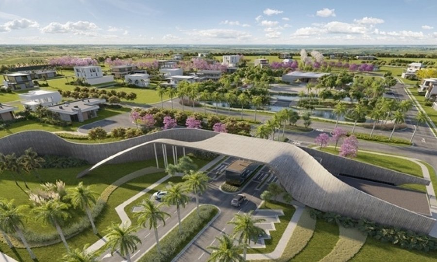 Portaria de condomínio horizontal em Goiânia se transforma em peça de arquitetura