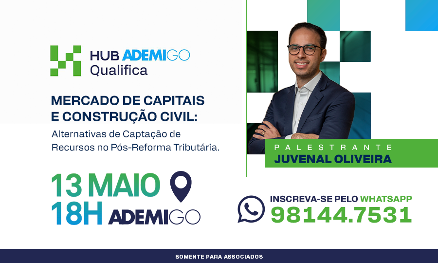 HUB ADEMI Qualifica promove encontro sobre captação de recursos no setor imobiliário  