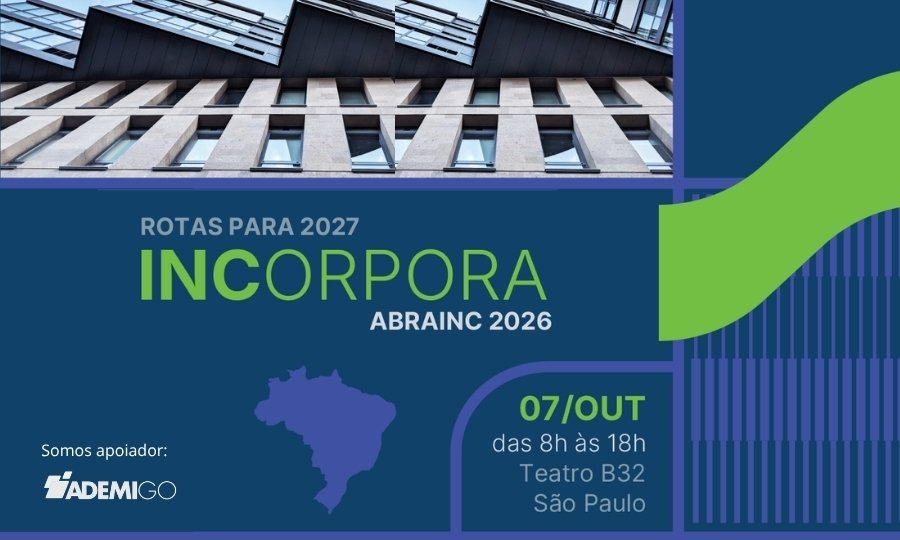 Incorpora ABRAINC 2026 chega à 9ª edição como principal fórum presencial da incorporação imobiliária