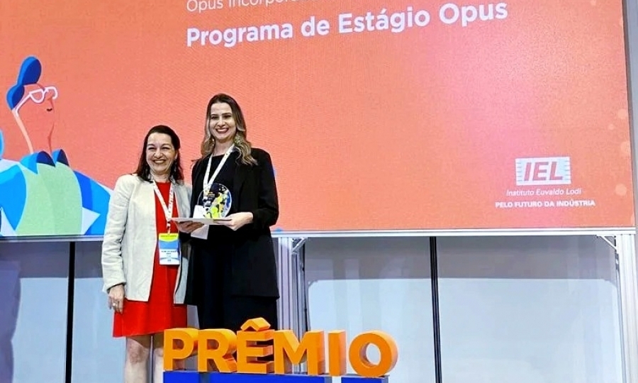 Opus Incorporadora recebe reconhecimento nacional ao seu programa de estágio