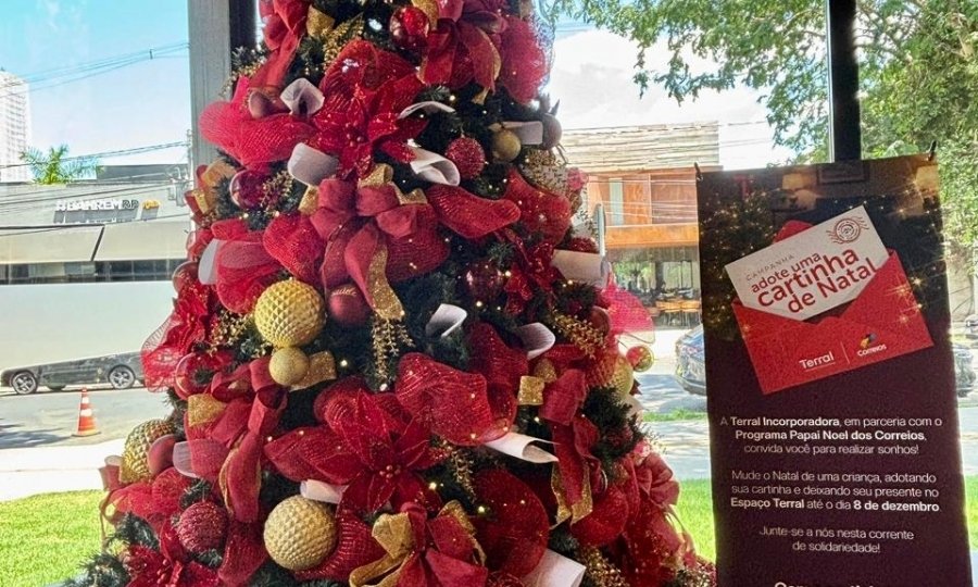 Terral Incorporadora se une aos Correios para apadrinhar cartas neste Natal